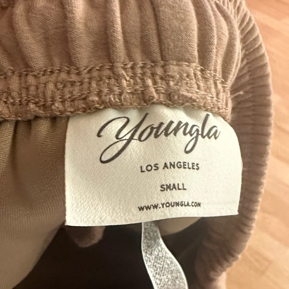 LAST CHANCE OFFER: YoungLA Women's Athletic Shorts in Light Brown - Picture 2 of 4